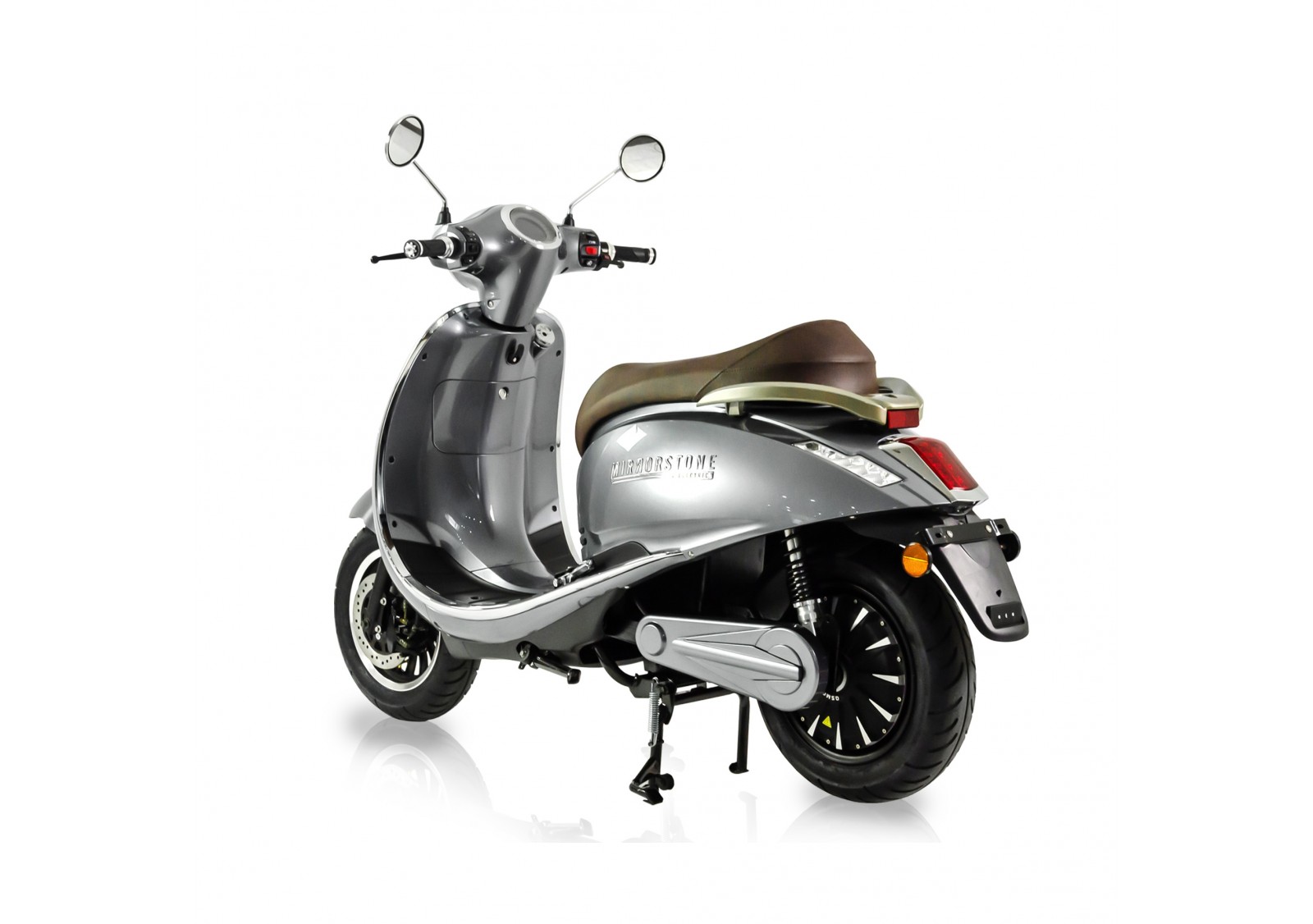 MS4000 Silver Vintage Electric Scooter