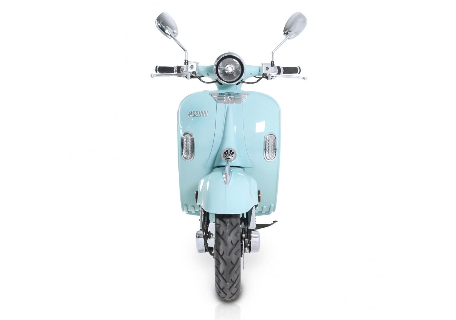 Lightweight moped shop scooter