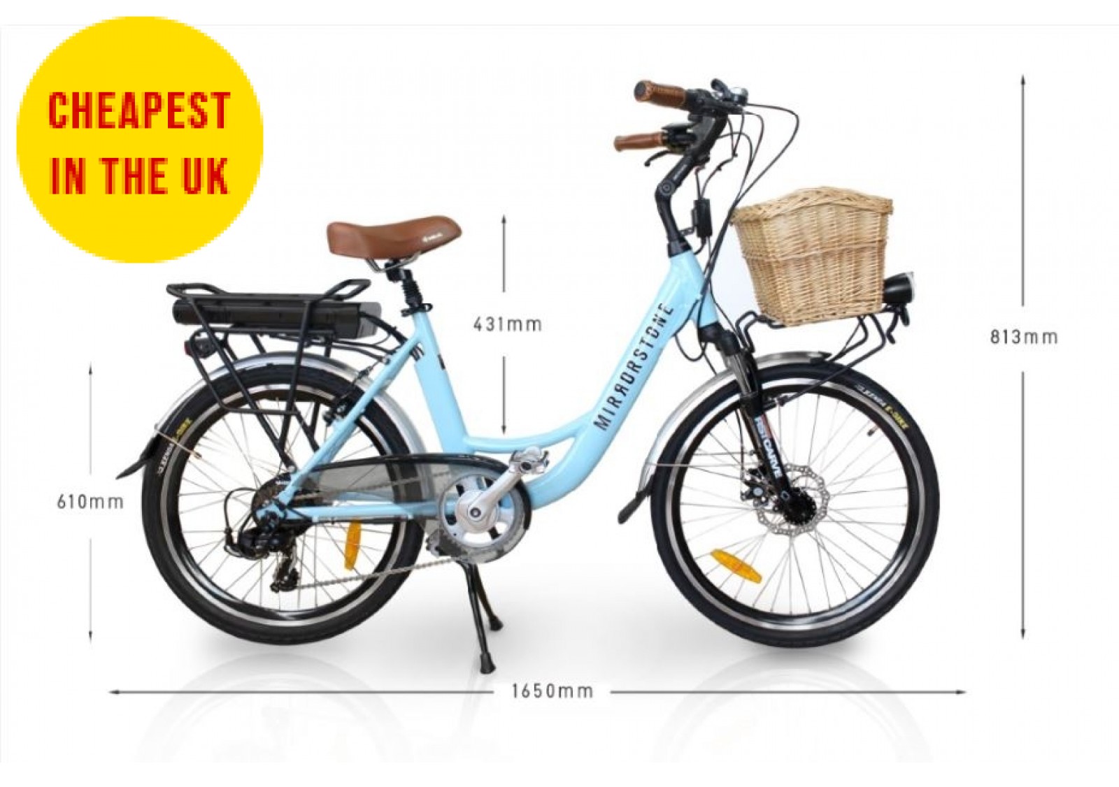 Curated visual reference: Visual Reference: Sprint Electric Bike Milky White 24 Wheels