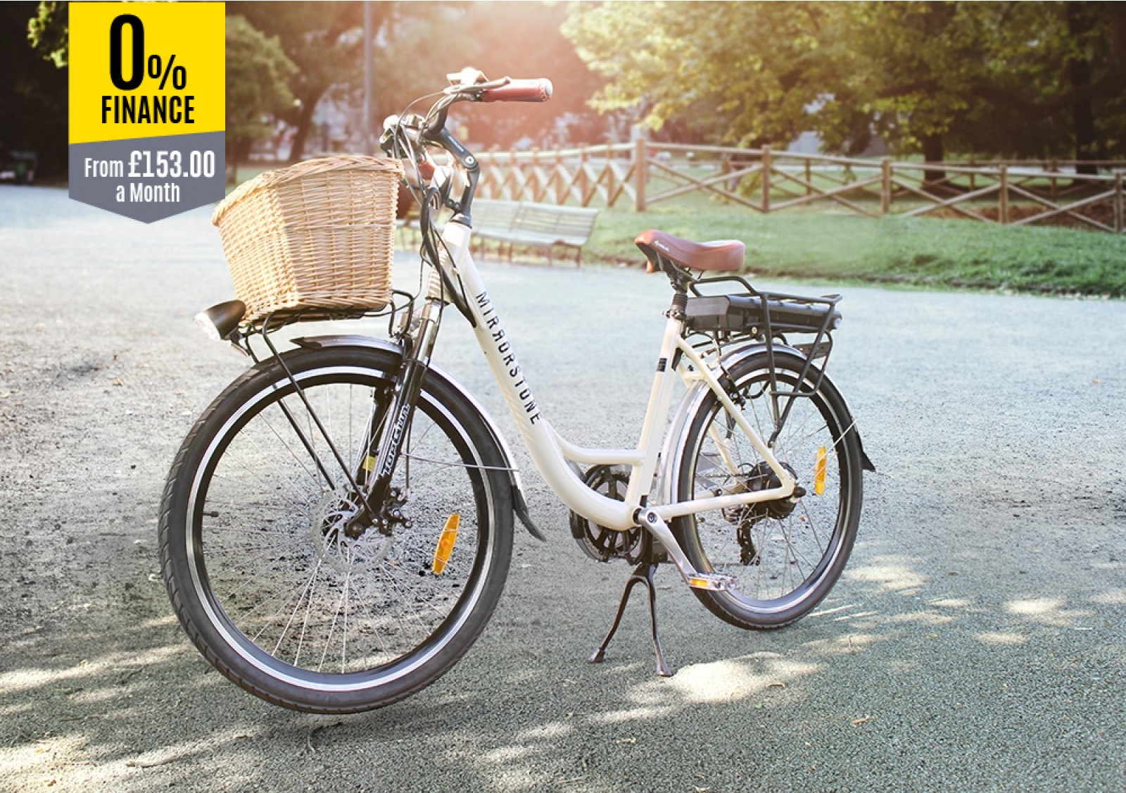 Vintage Dutch Style Electric Bike Sky Blue 26" Wheels