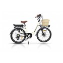 Sprint Electric Bike Milky White 24" Wheels - Free Next Day Shipping