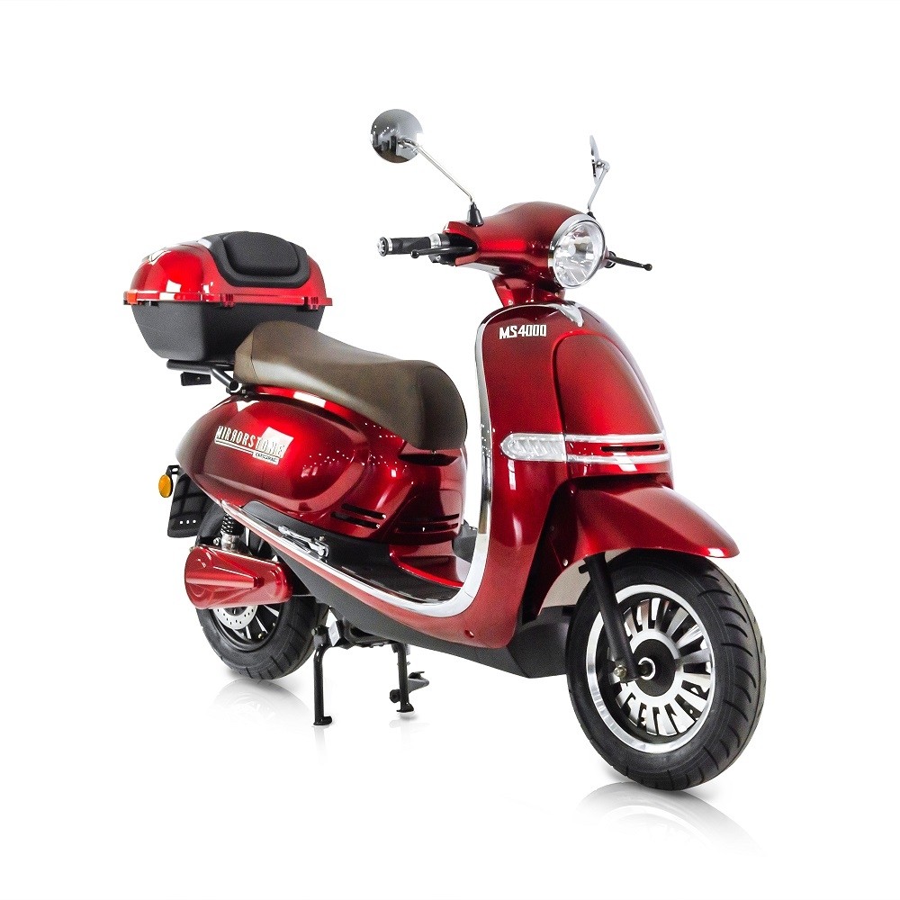 MS4000 Red Vintage Electric Scooter 125cc Equivalent (Limited Stock)