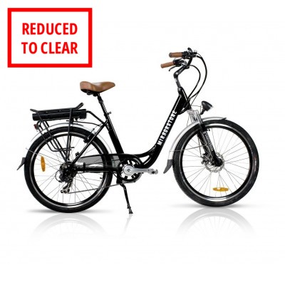 Vintage Dutch Style Electric Bike 26" Wheels - Gloss Black (Grade A)