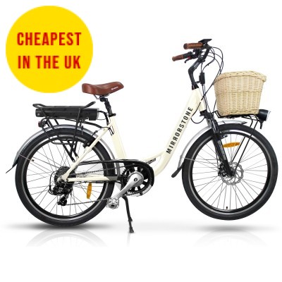 Sprint Electric Bike Milky White 24" Wheels - Free Next Day Shipping