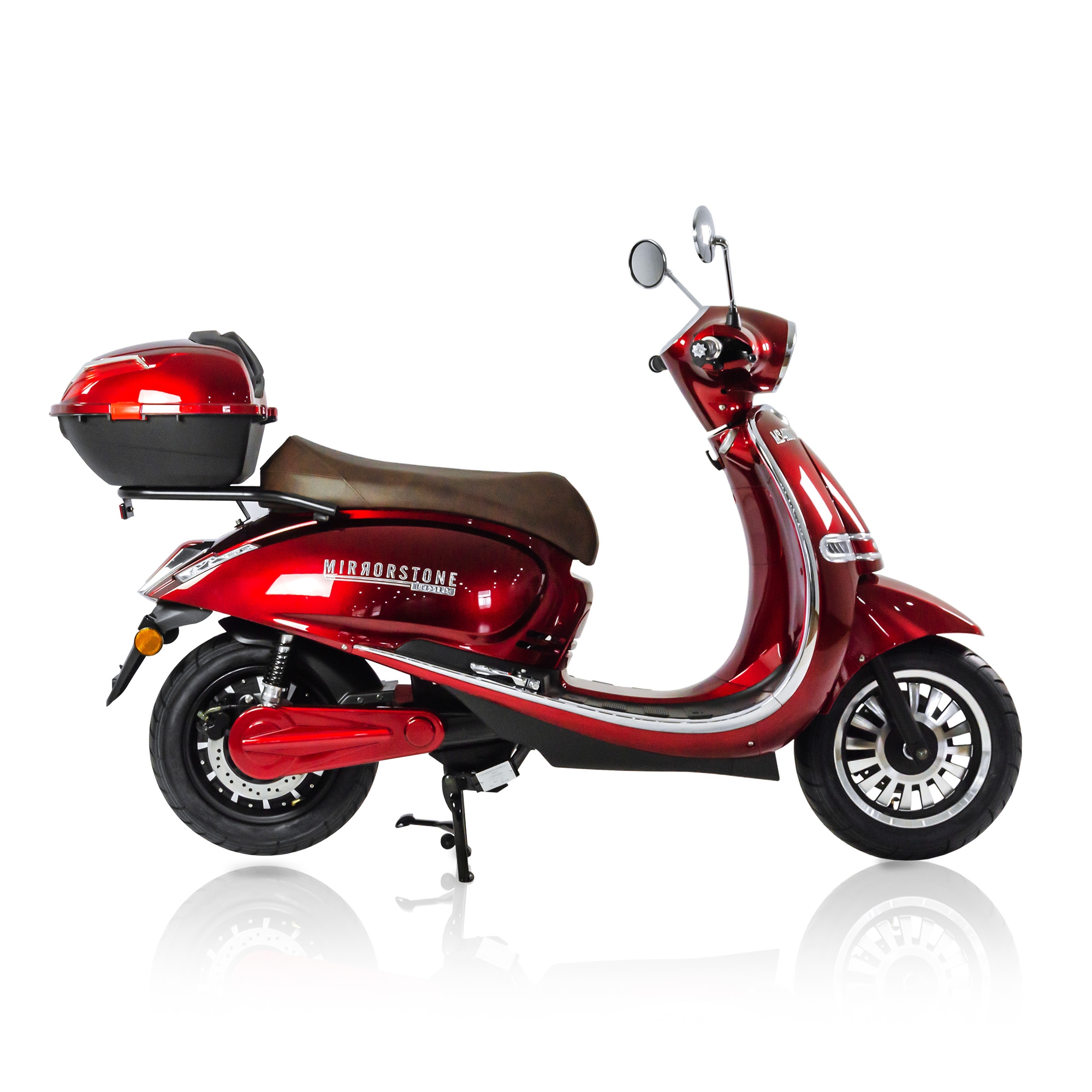 Ms4000 Red Vintage Electric Scooter